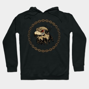 Funny angry steampunk eagle Hoodie